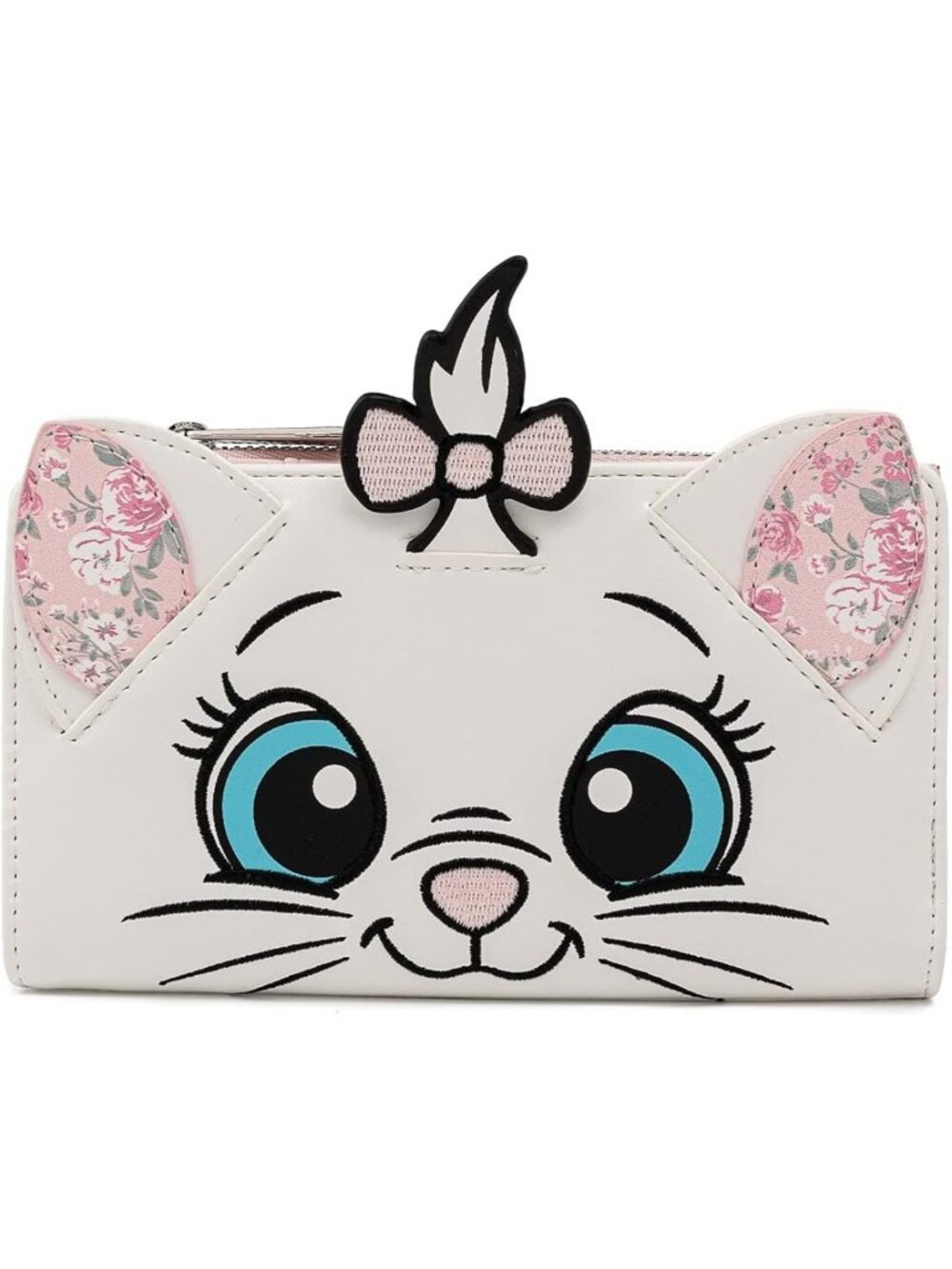 Floral Flap Wallet featuring Aristocats Marie | Cute Disney Accessory for Fans